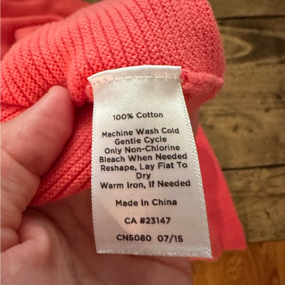Talbots coral sweater - Picture 4 of 4